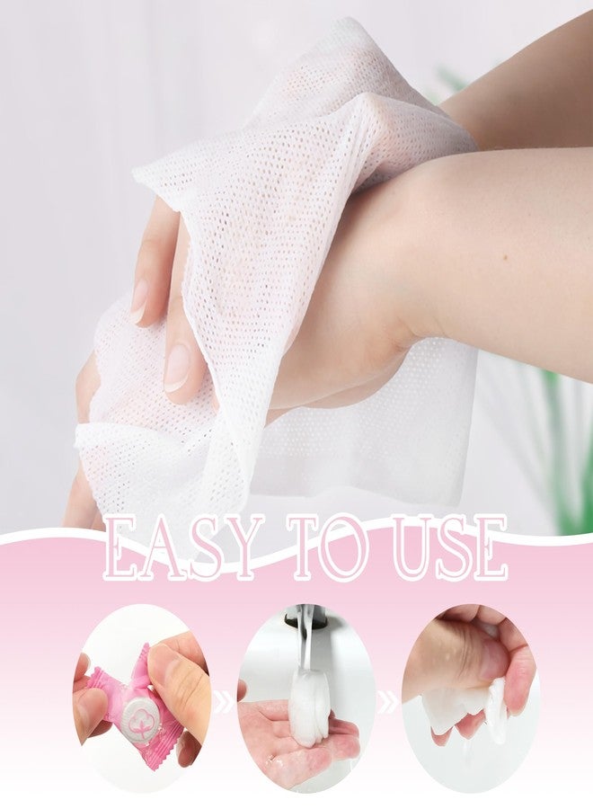 Quacc 30 PCS Disposable Compressed Towels, Portable Mini Coin Cotton Face Towe for Outdoor Travel, Home, Sports, Camping, Hiking - Image 3